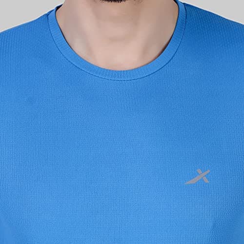 Vector X OMT-168 Men's Polyester Half Sleeve Round Neck T-Shirt 4