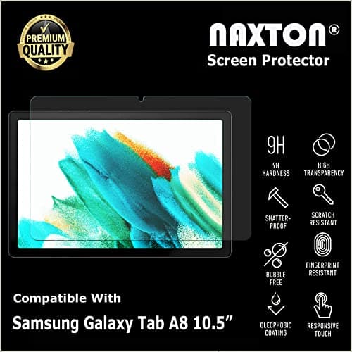 NAXTON® ® Screen Guard for SAMSUNG GALAXY TAB A8 10.5 INCH TABLET [Bubble Free], [Anti-Scratch] -NOT A TEMPERED GLASS 3