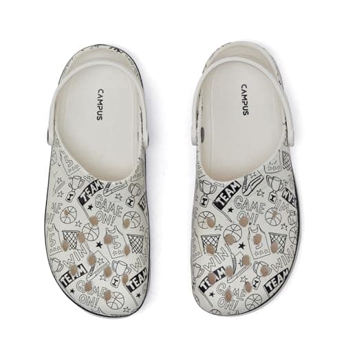 Campus Men's GC-4025 Off WHT Clogs - 10UK/India GC-4025 4