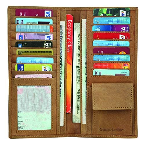 STYLE SHOES Cognac Smart Design Card Holder 2