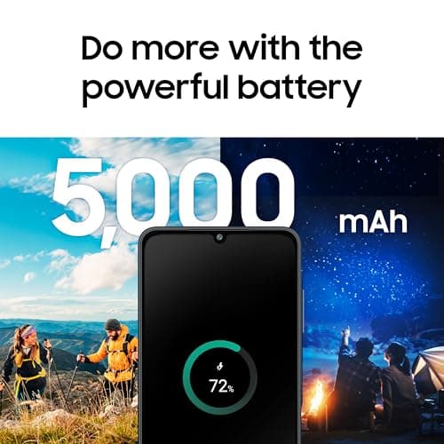 Samsung Galaxy A06 (Black, 4GB RAM, 64GB Storage)| 50 MP Main Camera| Upto 8GB RAM with RAM Plus| MediaTek Helio G85| 5000 mAh Battery Knox Vault: Security & Privacy| Fingerprint Sensor 4