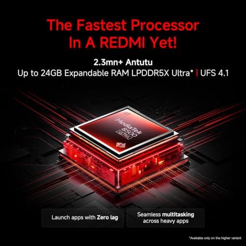 REDMI Turbo 5 (8GB + 256GB) Turbo White | MediaTek Dimensity 8500 Ultra | Mega 7540mAh Battery | 100W HyperCharge | Compact 16.75cm(6.9) 120Hz Display | 50MP Sony OIS Camera | Upto 60% Assured Buyback 5