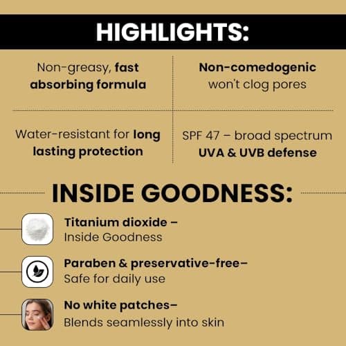 Acscreen Sunscreen For Oily And Acne Skin- Pack of 01 (UVB SPF 47) UVA PA +++ 2