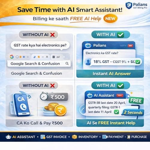 GST Billing Software India - Palians Pro 1 Month Subscription | GST Invoice Generator with AI Assistant | Billing Software for Shop & Small Business 3