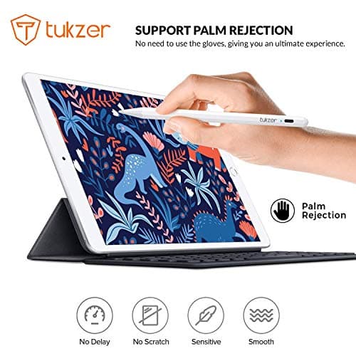 Tukzer Active 2nd Gen Stylus Pen iPad Pencil | Palm Rejection, Tilt Sensor, High Precision| for only 4