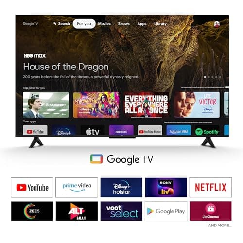 TCL 126 cm (50 inches) Metallic Bezel-Less, FHD Smart QLED Google TV 50S5K 3