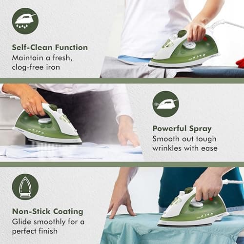 Havells Glaze 1250 Watts Steam Iron with Self Cleaning Function|Vertical & Horizontal Ironing|170 ml Tank for Longer Ironing|High Steaming Rate Upto 12 gm/min|2 Years Door Step Warranty by Havells 4