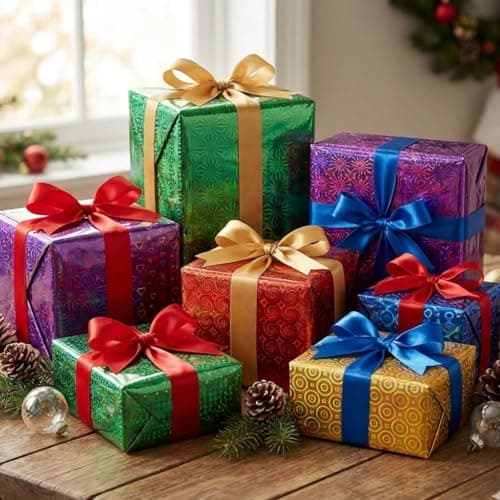 AMAZBIRD Wrapping Paper Roll - Elegant Solid Color Gift Wrap, Large Roll with Multiple Colors Available, Suitable for Christmas, Birthdays, Weddings, Baby Showers, Bridal Showers (Multicolor, 10) 3