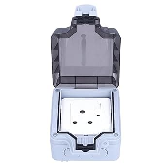 Generic Waterproof Electrical Outlet, Switch 250V 15A IP66 Durable Dustproof Outdoor Socket for Hotel'
