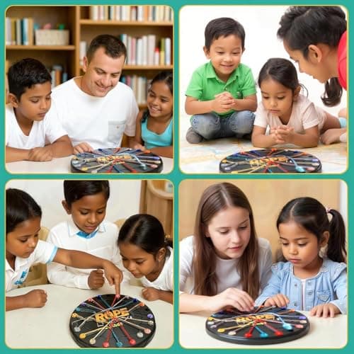 QUINRY Rope Untangling Puzzle Game for Kids 5+ Years | Brain Teaser String Puzzle | Logic & Strategy Game for Kids | Educational Toy Gift for Boys & Girls 4