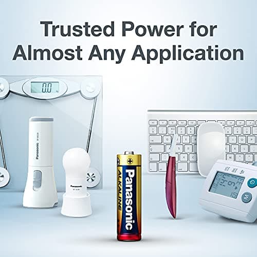 Panasonic Alkaline D Battery, Pack of 2 5