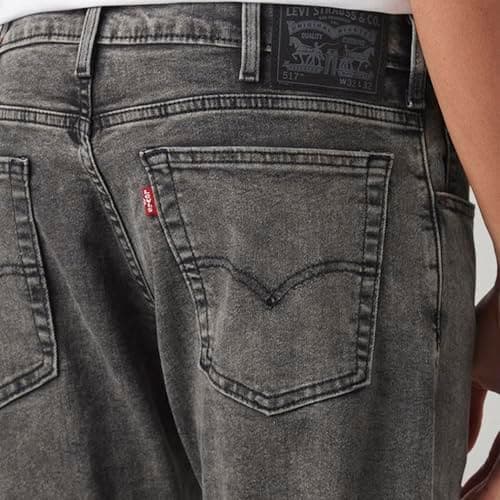 Levi's Men's 517 Black Bootcut Fit Mid-Rise Jeans 4