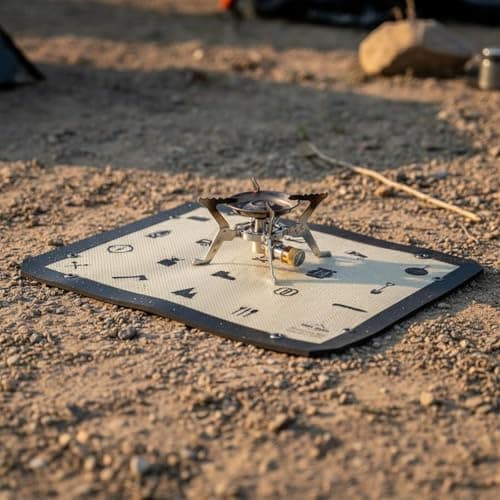 Ojiva® Anti-Slip Heat Resistant Cooktop Mat Waterproof Non-Stick Food Prep Mat Foldable Food Tray for Campers, Kitchen, Barbecue, Picnic, Without Buckle|Sporting Goods|Outdoor Sports 3