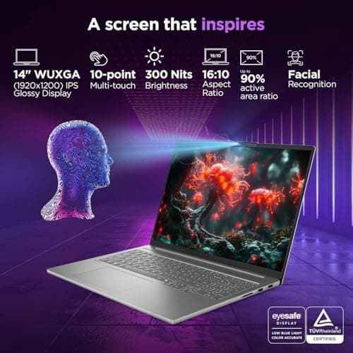 Lenovo IdeaPad 5 2-in-1 Intel Core Ultra 5 225H (16GB RAM/1TB SSD/14 (35.5cm)/WUXGA IPS/AI PC/Windows 11/Office Home 2024/Lenovo Digital Pen 2/1Yr ADP/Grey/1.6Kg), 83KR000HIN Convertible Laptop 3