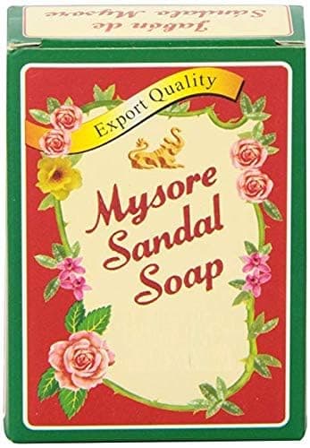 Mysore Sandal Bathing Soap With Sandalwood Oil 75 Gram 6-Pack Herbal Ayurveda (6 X 75 G / 6 X 2.62 Oz) 2