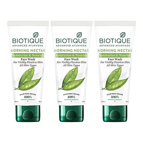 Biotique Morning Nectar Moisturizing Face Wash 100ml*3