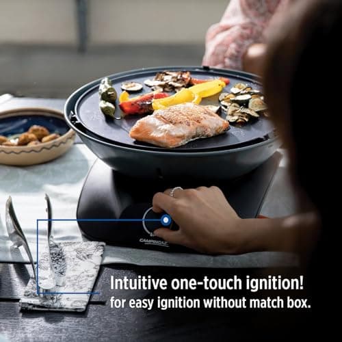 Campingaz Stove 360 ​​BBQ Barbecue Grill With CV 470 Cartridge, Table Top Stove 360° Grilling 3