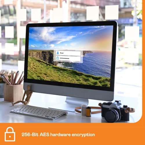 WD 24TB My Book Desktop External Hard Drive, with Password Protection and Backup Software, USB 3.2 Gen1, exFAT - WDBBGB0240HBK-NESN 4