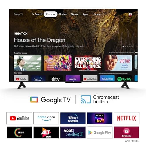 TCL 108 cm (43 inches) Metallic Bezel-Less FHD QLED TV 43S5K (Black) 3