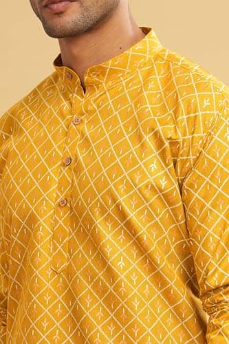 BE ACTIVE Cotton | Traditional and Elegant Look | Indian Kurta for Men | Full Sleeve Kurta C-RF0062 KR 1 M 2
