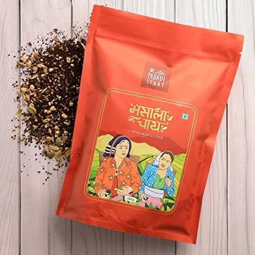 The Pahadi Story Masala Tea 450g, Strong Assam CTC with Traditional Indian Spices, Rich & Flavourful Masala Chai Patti 3