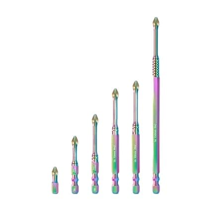 ATORSE™ 6X Screwdriver Bits Anti Slip Head for Repairs Fixing Automotive Maintenance|Home & Garden|Tools|Power Tools|Drill Bits
