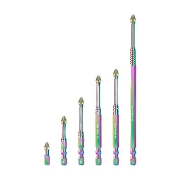 Enakshi® 6x Screwdriver Bits Anti Slip Head for Repairs Fixing Automotive Maintenance|Home & Garden | Tools | Power Tools | Drill Bits