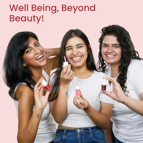 Earth Rhythm Lip, Cheek & Eye Shadow Tint - Mermaid & Brandy Combo, with Goodness of Pomegranate & Grape Seed Extract, Blush for Women & Girls – 10ml (Pack of 2) 5