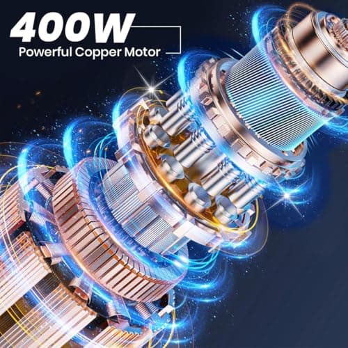 INALSA Electric Chopper Bullet-400 Watts with 100% Pure Copper Motor|Fast Chopping| Twin Blade Technology|0.5 l Capacity| One Touch Operation, 1.30mtr Long Power Cord,Black/Silver (Bullet) 5