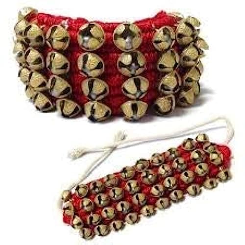UAPAN MetalCraft Ghungroo Red Pad 4 Line, Red Pad Ghungroo 4 Line 2