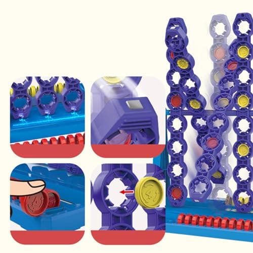 ATORSE® Line up 4 Game Table Decor Strategy Board Games for Children Girls Boys 6