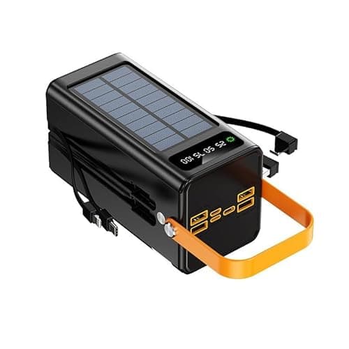 Mastyle® Solar Power Bank PD22.5W Fast Charging Mobile Battery with Cable Large Capacity Backup Charger