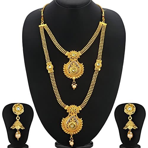 Sukkhi Traditional Gold Plated Peacock Design Necklace Set For Women 2