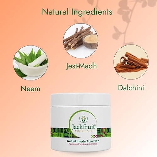 Jackfruit Naturally Pure Anti Pimple Powder | Anti Acne | Heals Acne/Pimple | Removes Pimple Mark | Made With Pure, Organic & Natural Ingredients | For Men & Women (40 Gm) 3