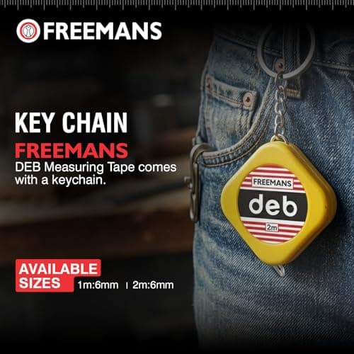 FREEMANS DEB 2m Measuring Tapes - Set of 10 Pieces 4
