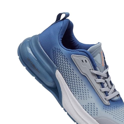 Campus Men's Brail PRO Running Shoes L.Gry/R.Slate - 10UK/India 6