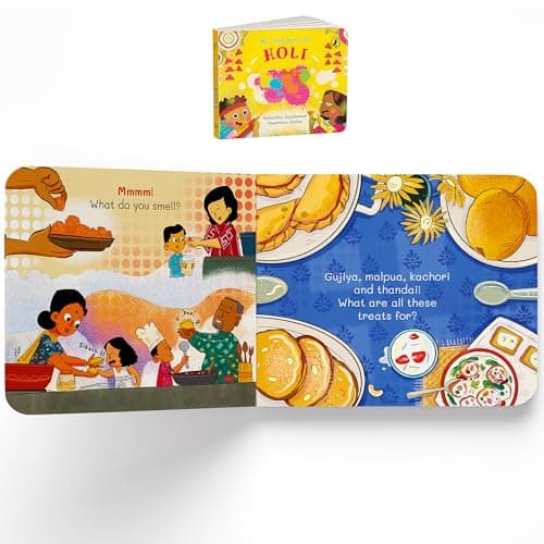 My Little Book of Festivals (Boxset) : Illustrated board books on the Indian festivals of Diwali, Holi and Navratri | Hindu mythology for kids age 3+ 4