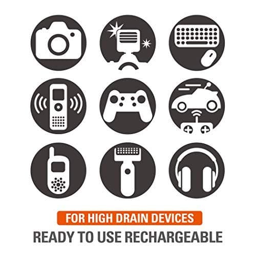 Panasonic BK-4MCCE/8BN Eneloop(Up to 800 mAH) AAA Ni-Mh Pre-Charged Rechargeable Batteries, 8-Battery Pack 4