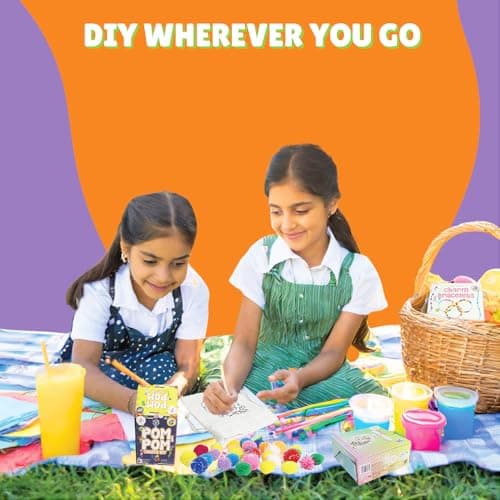 Kalakaram Mini DIY Dreamcatcher Making Craft Kit for Kids – DIY On-The-Go Art & Craft Activity Set, Creative Dreamcatcher Kit, Perfect for Birthday Return Gift & Party Favor for Girls and Boys Ages 4- 5