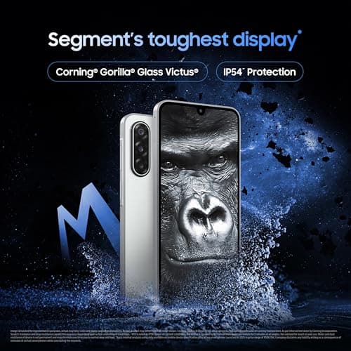 Samsung Galaxy M17 5G Mobile (Sapphire Black, 6GB RAM, 128GB Storage) | 50MP OIS Triple Camera | Gorilla Glass Victus | IP54 | 6 Gen OS Upgrades | AI | Gemini Live | Lag-Free Gaming | Without Charger 5