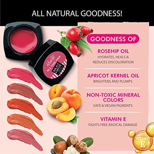 Iba Must Have Everyday Lip & Cheek Tint - All Time Pink, 8g | Enriched with Vitamin E and Rosehip Oil | Light Creamy Texture, High Payoff, Smooth Natural Finish, Nourishes & Hydrates Dry Chapped Lips, 4
