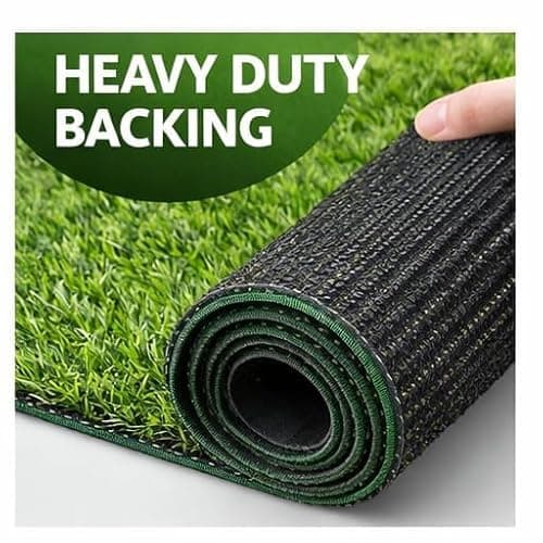 Homitecture 25 MM High Density Artificial Grass Bathmat Carpet Mat for Balcony Multipurpose Entryway Floor Doormat for Lawn Garden Terrace & Office (37 X 57 Cm, Green Pack of 2) 4