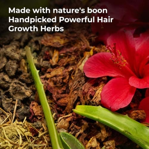 Pureus Herbals Shreekesha Hibiscus Methi Herbal Shampoo Sulphate & Paraben Free for Hair Growth, Conditioning Strong Roots & Increased Volume – With Aloe Vera, Flaxseed & Tulsi – 350 ml 3