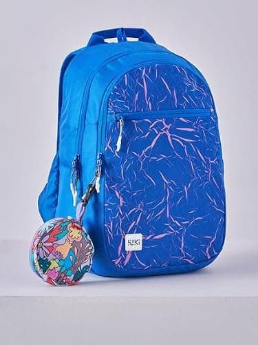Wiki Stylish Unisex Backpack | Girl 1 Durable & Lightweight backpack for Men & Women | Laptop Backpack for Office, Gym, Travel (21.5 Litre, Blue) 3