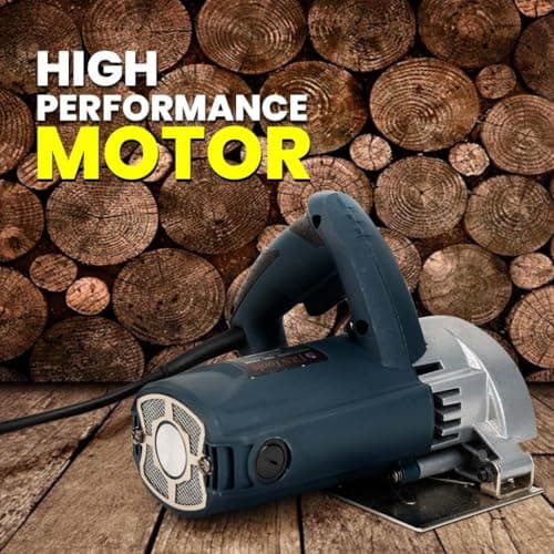 Eastman JRSDRIVE 1680W Marble Tiles Wood Cutter Machine with 1200RPM for 125 mm Cutting Blade Circular Saw Disc Diameter Bevel and Depth Adjustable with Base Plate Without 45º Inclination - EMC-125NE 3