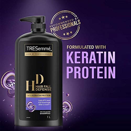 Tresemme Hair Fall Defence Shampoo, With Keratin Protein, Upto 97% Less Hair Breakage, 1 Ltr 4