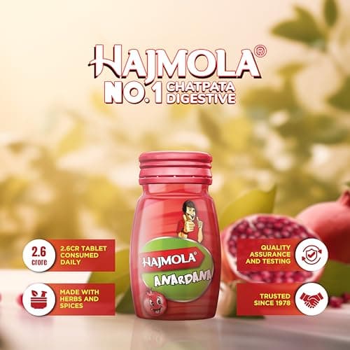 Dabur Hajmola Tablet - Pack of 120 Tablets (Anardana) 4