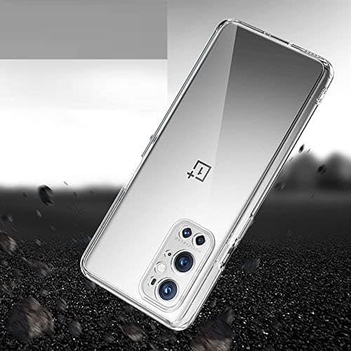 JGD PRODUCTS for OnePlus 9 Pro Premium Transparent Hybrid Soft Slim Dust Proof Plastic Back Case Cover with Camera Protection 5