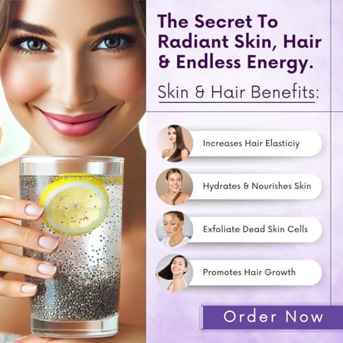 Bliss of Earth Chia Seeds 250 gm | Raw Superfood with Omega & Fiber | Natural Chia Seeds for Daily Nutrition & Wellness Support 3
