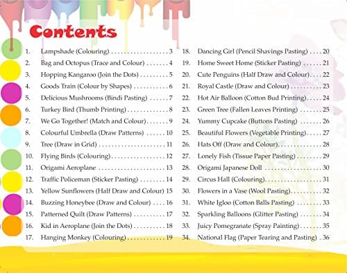 GIKSO Combo of Art and Craft Class 1, 2, 3 and 4 for Kids Age 4-10 Years Old | Set of 4 Activity Books 2